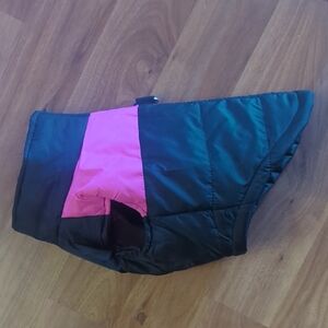Black and Pink Dog Jacket